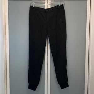Vince charcoal gray jogger trousers